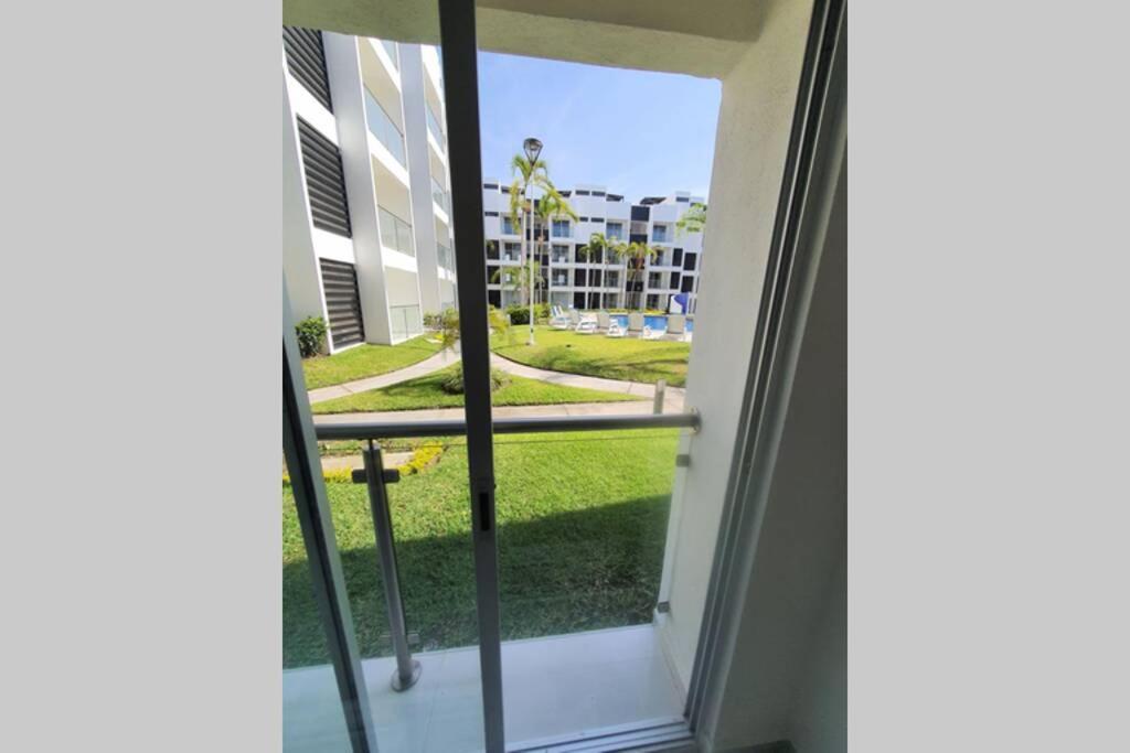 Departamento De Lujo En Manzanillo, Planta Baja Frente A La Alberca Apartman Kültér fotó