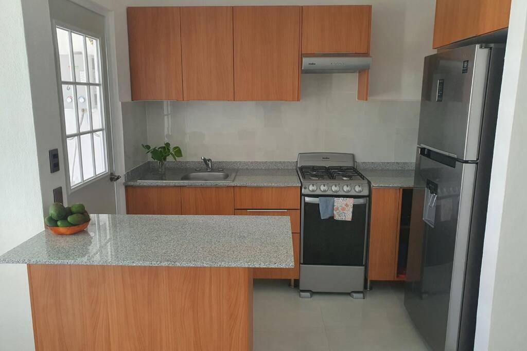 Departamento De Lujo En Manzanillo, Planta Baja Frente A La Alberca Apartman Kültér fotó