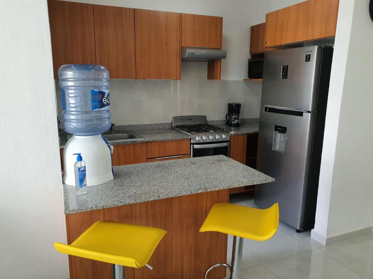 Departamento De Lujo En Manzanillo, Planta Baja Frente A La Alberca Apartman Kültér fotó