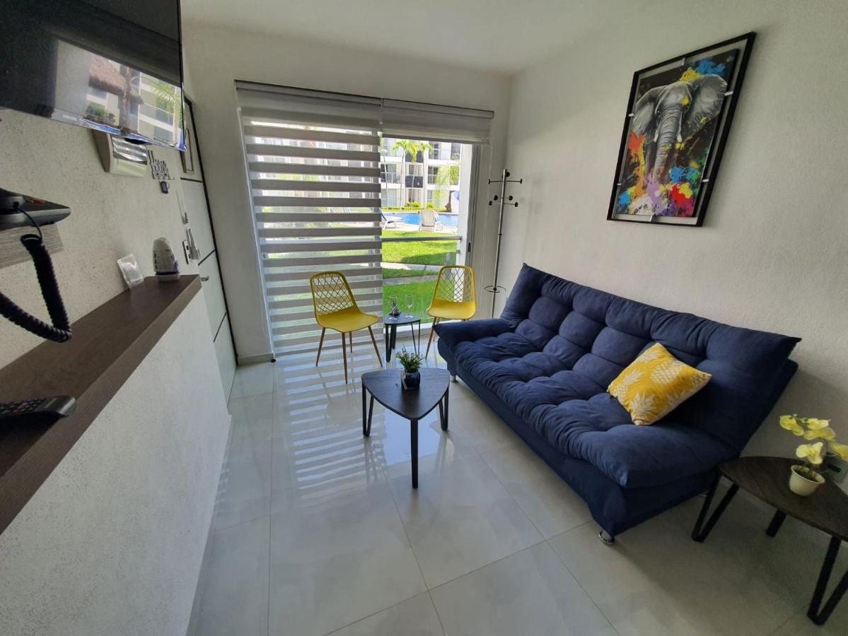 Departamento De Lujo En Manzanillo, Planta Baja Frente A La Alberca Apartman Kültér fotó