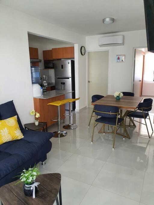 Departamento De Lujo En Manzanillo, Planta Baja Frente A La Alberca Apartman Kültér fotó