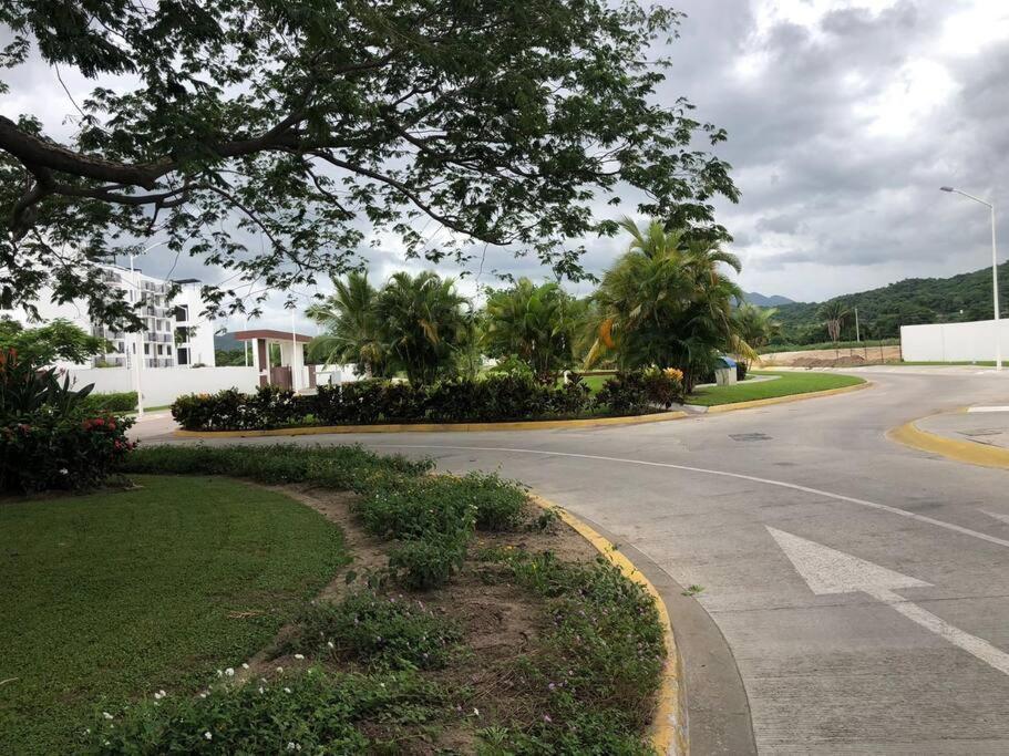 Departamento De Lujo En Manzanillo, Planta Baja Frente A La Alberca Apartman Kültér fotó